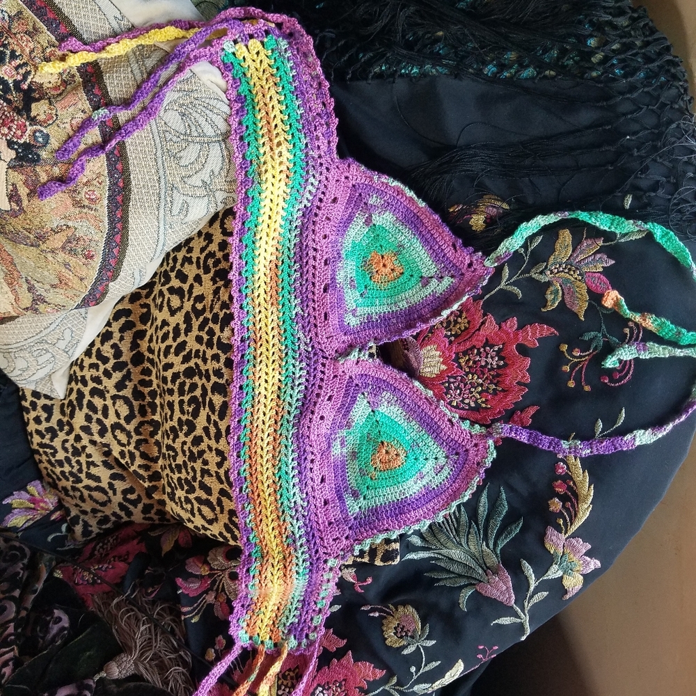 Beautiful Colorful Handmade Crochet Bustiers - Picture 9 of 10